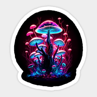 Magical Mushrooms Sticker